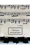 Sheet Music Manuscript Paper