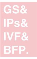 GS & IPs & IVF & BFP.: Surrogacy Journey Planner / Journal [6 x 9 in / 100 pgs / Dotted Grid / Pink]