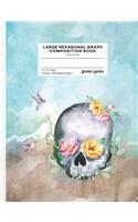 Large Hexagonal Graph Composition Book