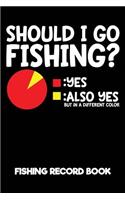 Should I Go Fishing? Fishing Record Book: Fisherman Log Book & Fishing Log