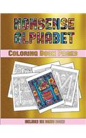 Coloring Book Pages (Nonsense Alphabet)