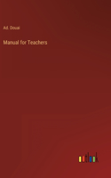Manual for Teachers