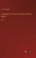 Supplement to Gross' Comparative Materia Medica