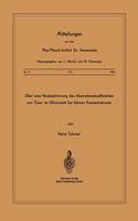 Aoeber Eine Neubestimmung Des Absorbtionskoeffizienten Von Ozon Im Ultraviolett Bei Kleinen Konzentrationen: (Mitteilungen Aus Dem Max-Planck-Institut Fa1/4r Aeronomie)