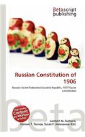 Russian Constitution of 1906: (English)