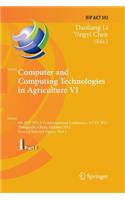 Computer and Computing Technologies in Agriculture VI: 6th Ifip Wg 5.14 International Conference, Ccta 2012, Zhangjiajie, China, October 19-21, 2012, Revised Selected Papers, Part I