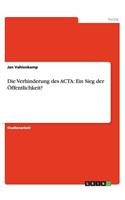 Die Verhinderung des ACTA