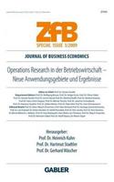 Operations Research in Der Betriebswirtschaft