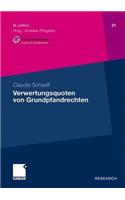 Verwertungsquoten Von Grundpfandrechten