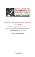German-Australian Cultural Relations Since 1945