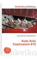 Auto Avio Costruzioni 815: (English)