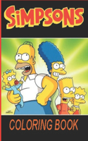 Simpsons: Coloring Book for Kids and Adults with Fun, Easy, and Relaxing (Coloring Books for Adults and Kids 2-4 4-8 8-12+) High-quality images