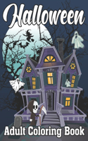 Halloween Adult Coloring Book