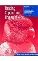 Harcourt Science: Reading Support and Homework Student Edition Grade 2