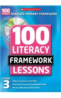 100 New Literacy Framework Lessons for Year 3 with CD-Rom