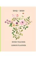 2019 - 2020 Music Teacher Lesson Planner