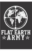 FLAT EARTH Notebook Journal: FLAT EARTH Notebook Journal College Ruled 6 x 9 120 Pages