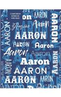 Aaron Composition Notebook Wide Ruled