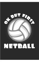 Ok but first netball: 6x9 Netball - dotgrid - dot grid paper - notebook - notes