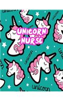 Unicorn Nurse: Cute Journal Notebook for Nursing Student and Practitioner with Large 8.5 x 11 Blank Ruled White Paper (Perfect for School, Medical, Clinical and Ho