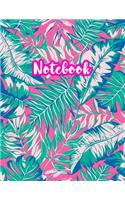 Notebook: Cute Blank Lined Journal Large 8.5 x 11 Matte Cover Design with Ruled White Paper Interior (Perfect for School Notes, Girls and Boys Diary, Kids Wri