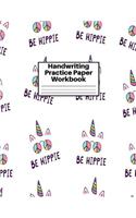 Handwriting Practice Paper Workbook