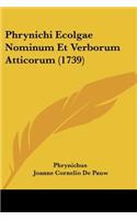 Phrynichi Ecolgae Nominum Et Verborum Atticorum (1739)