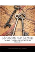 A Special Report to the Legislature Upon the Causes, Kinds, and Amount of Waste in Mining Anthracite, Volume 3