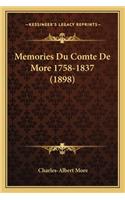 Memories Du Comte de More 1758-1837 (1898)