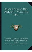 Beschreibung Des Oberamts Welzheim (1845)