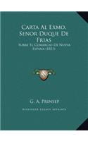 Carta Al Exmo. Senor Duque De Frias