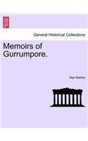 Memoirs of Gurrumpore.