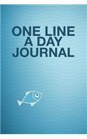 One Line A Day Journal: (English)