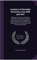Analysis of Heritable Securities Acts 1845 and 1847