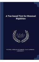 A Tax-based Test for Nominal Rigidities