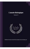 L'année Biologique; Volume 10