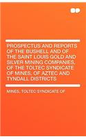 Prospectus and Reports of the Bushell and of the Saint Louis Gold and Silver Mining Companies, of the Toltec Syndicate of Mines, of Aztec and Tyndall: (English)