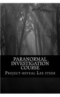 Paranormal investigation course