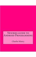 Newbies Guide to Android Programming