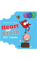 Heart and Brain 2021 Wall Calendar