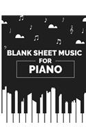 Blank Sheet Music For Piano