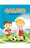 Calcio libro da colorare