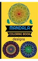 Mandala Coloring Book Designs: BEAUTIFUL FUN COMPLEX DESIGNS 6x9 /4O MANDALAS