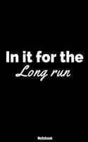 Running Notebook: Lined Notebook Journal - White and Black - 120 Pages - Gift idea - (6 x 9 inches)