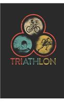 Triathlon: Triathlon Notebook, Dotted Bullet (6" x 9" - 120 pages) Sports and Recreations Themed Notebook for Daily Journal, Diary, and Gift