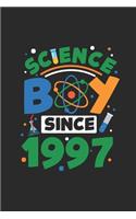 Science Boy Since 1997: Graph Ruled Notebook / Journal (6" X 9" - 5 X 5 Graph Ruled) - Science Student and Scientist Birthday Gift Idea