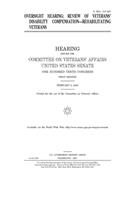 Oversight hearing