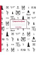 Composition Book: with Dot Grid Paper - Cute Tribal Cover