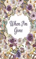 When I'm Gone