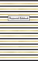 Password Notebook: Password Logbook, Alphabetized Password Manager for Internet Address, Username, Website Login and Email - Alphabetical Record Book with Tabs A-Z - P